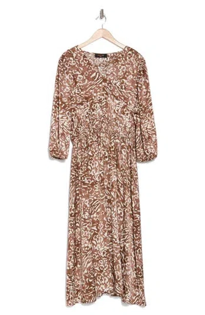 RENEE C RENEE C PATTERNED MAXI DRESS