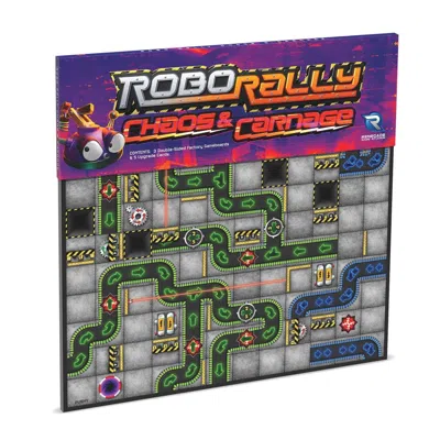RENEGADE GAME STUDIOS ROBO RALLY CHAOS & CARNAGE EXPANSION BOARD GAME