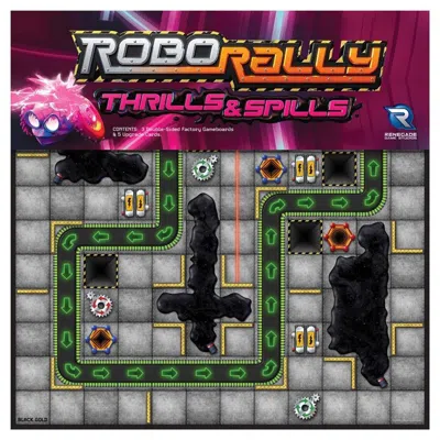 RENEGADE GAME STUDIOS ROBO RALLY THRILLS & SPILLS 2024 BOARD GAME