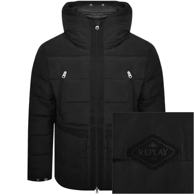 REPLAY REPLAY PADDED JACKET BLACK