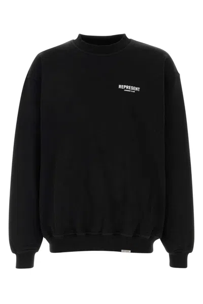 REPRESENT REPRESENT BLACK COTTON REPRESENT OWNERS CLUB SWEATSHIRT
