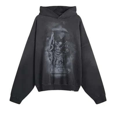REPRESENT CLO REPRESENT CLO ATLAS HOODIE 'STAINED BLACK' | MEN'S SIZE L