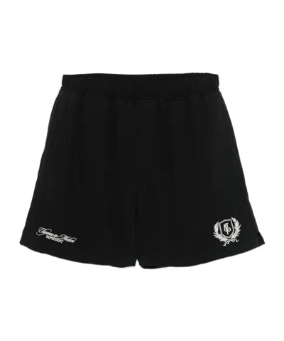 REPRESENT REPRESENT CREST LOGO EMBROIDERED SHORTS