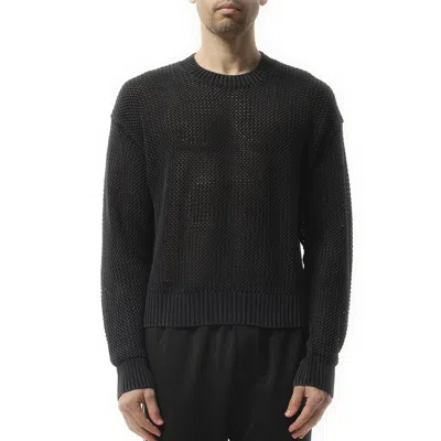 REPRESENT MEN'S OPEN GAUGE KNIT SWEATER