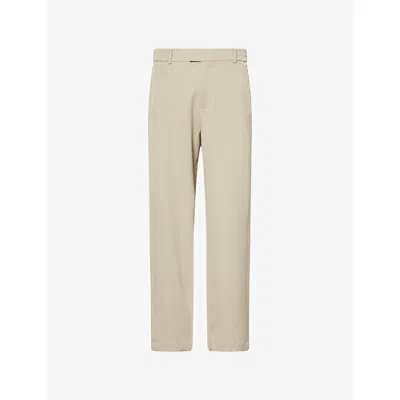 REPRESENT MENS STONE CORE STRAIGHT-LEG WOVEN TROUSERS