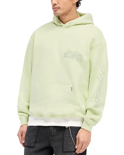 REPRESENT RACE WAY MATCHA PULLOVER HOODIE