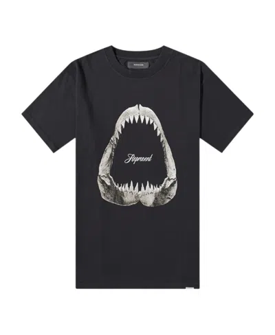 REPRESENT SHARK-PRINT COTTON T-SHIRT