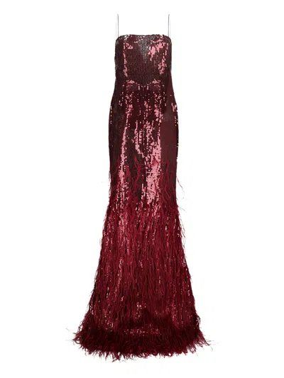 RETROFÉTE ODESSA SEQUIN-EMBELLISHED MAXI DRESS