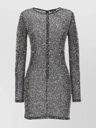 RETROFÉTE 'SEQUIN SHEER OVERLAY METALLIC MINI'