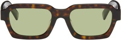 RETROSUPERFUTURE BROWN & BLACK CARO SUNGLASSES