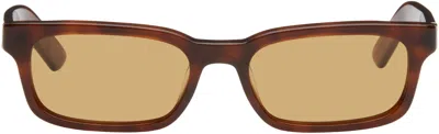 RETROSUPERFUTURE BROWN GESTO SUNGLASSES