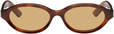 RETROSUPERFUTURE BROWN PAROLA SUNGLASSES