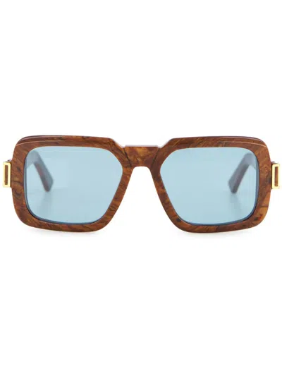 RETROSUPERFUTURE ZAMALEK TORTOISESHELL-EFFECT SUNGLASSES