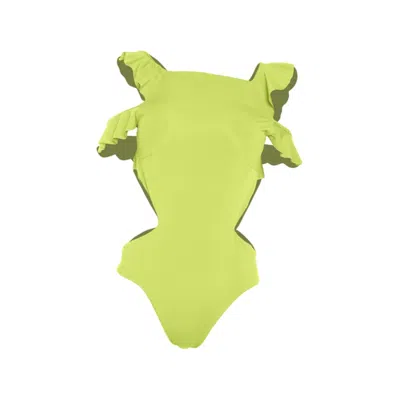 RÊVE DE RIVE WOMEN'S CHARMAINE LIME GREEN ONE PIECE