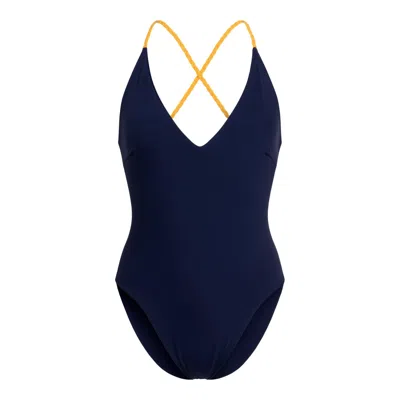 RÊVE DE RIVE WOMEN'S DONELLA GOLD SHIMMER BIKINI SET