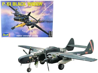 REVELL LEVEL 5 MODEL KIT P-61 BLACK WIDOW FIGHTER PLANE 1/48 SCALE MODEL BY REVELL