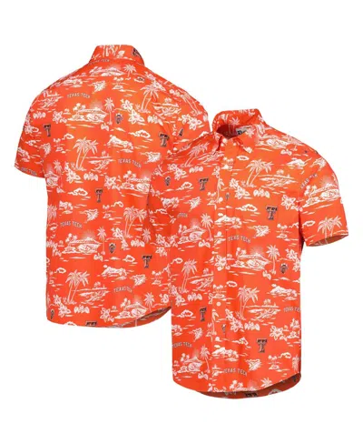REYN SPOONER MEN'S ORANGE TEXAS TECH RED RAIDERS CLASSIC BUTTON-DOWN SHIRT