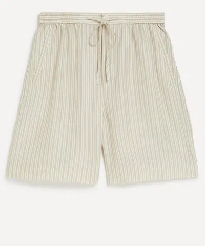 R�HE R�HE MENS LOOSE DRAWCORD SILK SHORTS