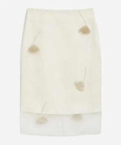 R�HE R�HE WOMEN'S EMBELLISHED TULIP ORGANZA SKIRT