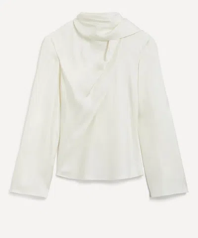 R�HE R�HE WOMEN'S FOULARD SILK BLOUSE