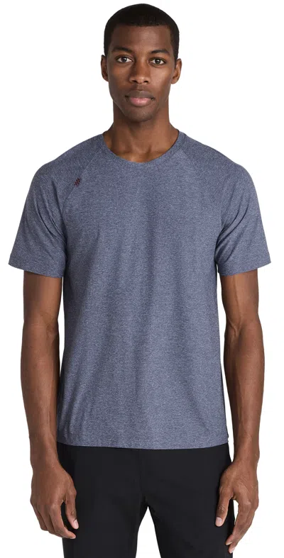 RHONE REIGN SHORT SLEEVE TEE MIDNIGHT HEATHER