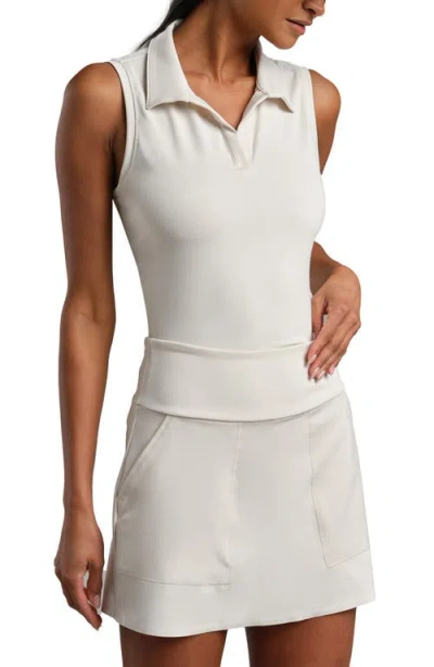 RHONE RHONE STANCE RIB SLEEVELESS PERFORMANCE POLO