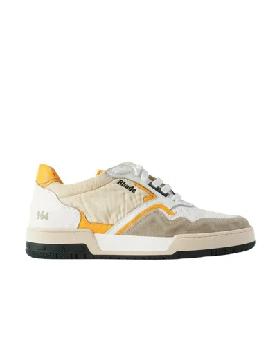RHUDE RACING LOW-TOP SNEAKERS