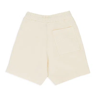 RHUDE SSENSE EXCLUSIVE SCRIPT SHORTS CREAM SHORTS