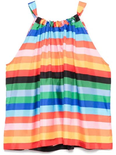 RIANNA + NINA STRIPED BLOUSE