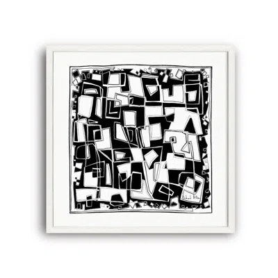 RICHARD ALLAN LONDON BLACK / WHITE BLACK & WHITE HEPWORTH ART PRINT