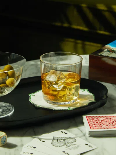 RICHARD BRENDON HAND-BLOWN CRYSTAL ROCKS GLASSES (SET OF 2)