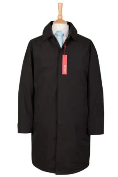 RICHARD PAUL HERREN NEUE BEERDIGUNG DIRECTORS TÜRSTEHER CITY SCHWARZ RAINCOAT96.5CM 102CM