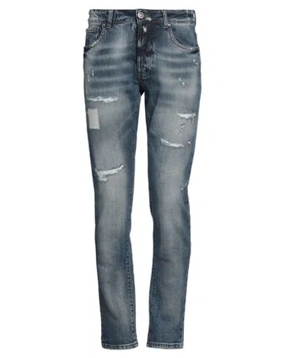 RICHMOND X RICHMOND X MAN JEANS BLUE SIZE 32 COTTON, ELASTANE