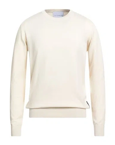 RICHMOND X RICHMOND X MAN SWEATER IVORY SIZE XXL VISCOSE, NYLON