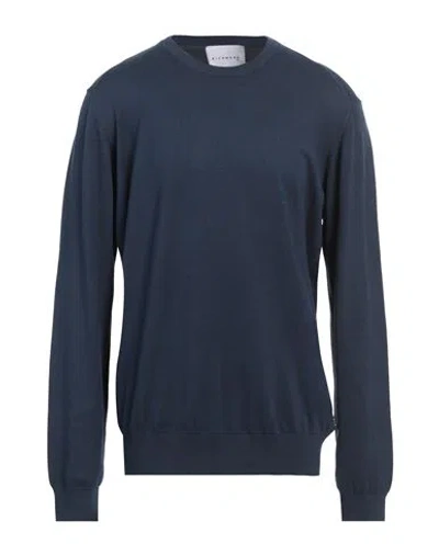 RICHMOND X RICHMOND X MAN SWEATER SLATE BLUE SIZE 3XL VISCOSE, NYLON