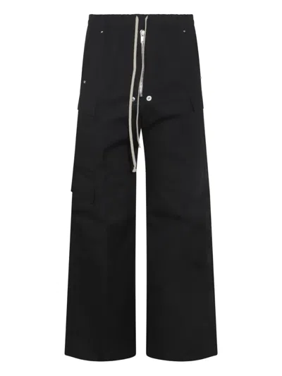 RICK OWENS BELAS CARGO-POCKET DRAWSTRING TROUSERS