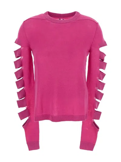 RICK OWENS BIKER LEVEL SPARTAN RIB SWEATER