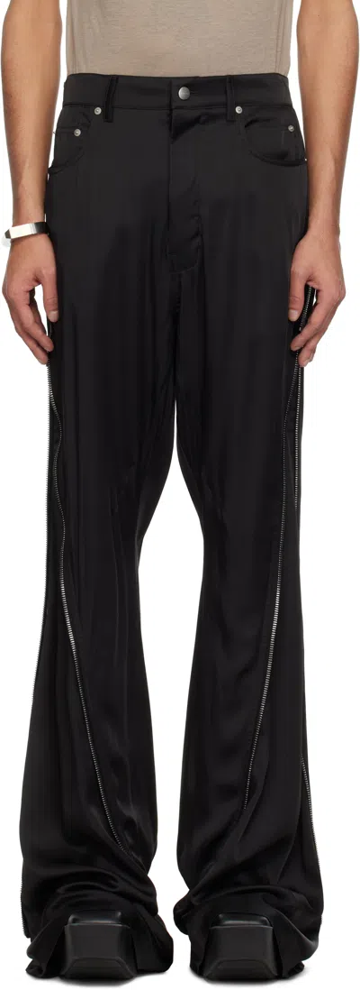 RICK OWENS BLACK HOLLYWOOD BOLAN BANANA TROUSERS