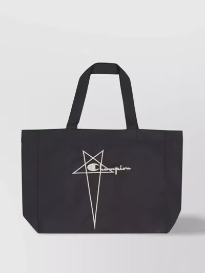 RICK OWENS CHAMPION COLLABORATION NYLON TOTE BAG
