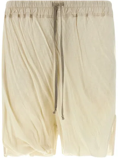 RICK OWENS DBL LONG BOXERS BERMUDA SHORTS