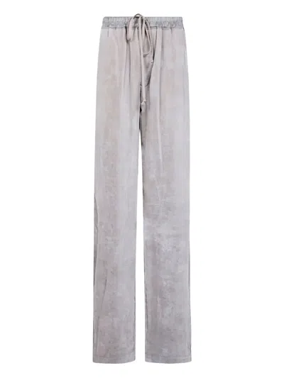 RICK OWENS DRAWSTRING POCKET TROUSERS