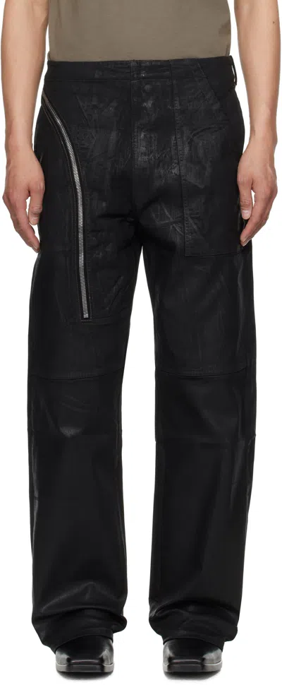 RICK OWENS DRKSHDW BLACK HOLLYWOOD AIRCUT JEANS