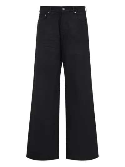 RICK OWENS DRKSHDW COTTON WIDE-LEG JEANS