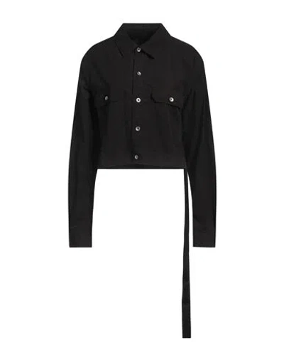 RICK OWENS DRKSHDW DRKSHDW BY RICK OWENS WOMAN SHIRT BLACK SIZE S COTTON