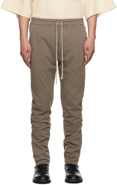 RICK OWENS DRKSHDW GRAY HOLLYWOOD BERLIN DRAWSTRING SWEATPANTS