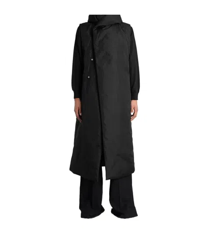 RICK OWENS DRKSHDW RICK OWENS DRKSHDW HOODED LINER COAT