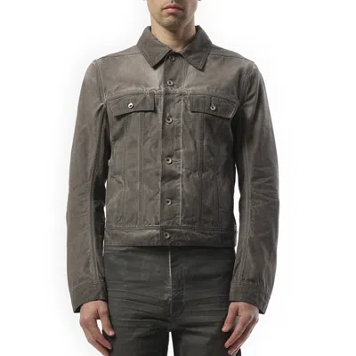 RICK OWENS DRKSHDW MEN'S TRUCKER JACKET