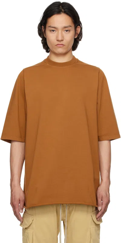 RICK OWENS DRKSHDW ORANGE HOLLYWOOD JUMBO SS T-SHIRT