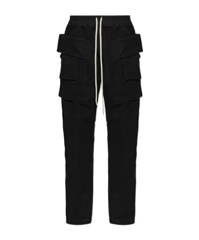 RICK OWENS DRKSHDW RICK OWENS DRKSHDW DRAWSTRING CARGO PANTS
