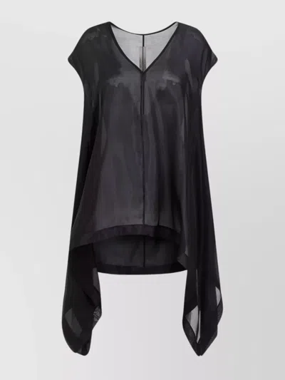 RICK OWENS FAUN HABOTAI SILK TOP